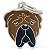 Placa de Identificação para Bullmastiff - Modelo MyFamily Friends MF73BULL - Imagem 1