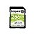 Cartão de Memória SD Kingston 256GB C10 100MB/s SDS2/256GB - Imagem 1