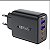 Carregador Rápido Acefast A61 45W 2USB-C e 2USB-A na Cor Preta - Imagem 1