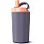 Copo Térmico Hp Escolar Garrafinha Cup14 Plum Pe Pl 400Ml Cinza - Imagem 1