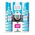 Kit Vinho Rosé Francês Piscine 2 Garrafas de 750ML com Copo Elegante - Imagem 1