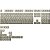 Teclado Mecânico Akko Cherry - Conjunto De Teclas Warm Gray Com 132 Peças - Imagem 1