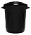 LIXEIRO MULTIUSO ECO 60L COM TAMPA PRETO - Imagem 1