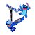 Patinete Stitch Azul Infantil 3 Rodas Com Luz e Bichinho - Imagem 1
