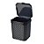CESTO DE LIXO PARA PIA 5 LITROS RATTAN PRETO ARQPLAST - Imagem 1