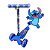 Patinete Stitch Azul  Infantil 3 Rodas Com Luz - Imagem 1