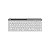Teclado FTXB105 Português Wireless/BT Branco - Imagem 1