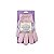 Luva Esfoliante Corporal para Banho Rosa/Lavanda 2 Peças - Imagem 1