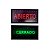 Painel LED "Aberto-Fechado" 480*250MM - Imagem 1