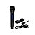 Microfone Sem Fio Megastar MICWR8 - Preto/Azul - Imagem 1