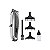 Máquina de Cortar Cabelo Prosper P-2125 5 Watts Recarregável - Prata - Imagem 1