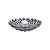 Fruteira Decorativa de Vidro Cinza 32X8,5CM - Imagem 1