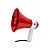Megafone Krab KBMER15 de 20W com USB/Sirene - Vermelho/Branco - Imagem 1