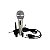 Microfone Sem Fio Prosper P-618 Unidirecional - Prata - Imagem 1