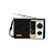 Rádio Portátil Megastar RX17BT1 800 Watts P.M.P.O com Bluetooth Bivolt - Preto/Prata - Imagem 1