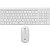 Teclado e Mouse Sem Fio Mtek KM-5515 - Branco - Imagem 1
