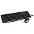 Kit de Teclado e Mouse com Fio Logitech MK120 USB - Preto - Imagem 1