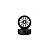 Roda HT Preto 1/8 Completo 2PC 821003B - Imagem 1