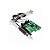 Placa PCI-e 2 Serial 1 Paralelo RS-232/DB-25/DE-9 - Imagem 1