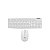 Teclado Mtek + Mouse KM-5239W Sem Fio Porta - Branco - Imagem 1