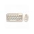 Teclado Sem Fio FTX FTXGK01 Bluetooth + Mouse Port - Dourado - Imagem 1