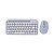 Teclado e Mouse Sem Fio FTX FTXGK01 - Lilás - Imagem 1