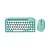 Teclado e Mouse Sem Fio FTX FTXGK01 - Verde - Imagem 1