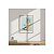 Quadro Decorativo de Vaso 40x50cm Azul Celeste - Imagem 1