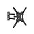 Suporte para TV FTX FTX-772 23-65" 30KG/INC5Ø/GIRA90Ø - Imagem 1