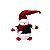 Boneco de Neve de Natal com Lantejoulas 35 CM - Imagem 1