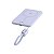 Carregador Portátil Sem Fio G-Tide Slim 01 5.000 Mah Saída USB-C - Roxo - Imagem 1