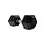 Halteres de Borracha 5 Quilos Preto - Imagem 1