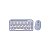 Mouse Tec/Mouse FTX FTXGK01 Sem Fio Português Pop/Roxo 106067 - Imagem 1