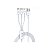 Cabo Devia EC141 3 Em 1 USB-A Para Lightning / USB-C / Micro-USB 1,2 Metros - Branco - Imagem 1