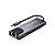 Hub Tomate MTV-724 - 5 Em 1 - USB-C - Cinza - Imagem 1
