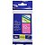 Cassete de Fita Brother TZe-MQP35 para Rotuladora P-Touch 12mm/5 metros - Branco/Roxo-Rosa - Imagem 1