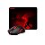 Mouse + Mousepad Redragon M601WL-Ba 2400DPI Grande - Imagem 1