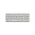 Teclado Logitech Bluetooth K250 - Branco - Imagem 1