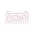 Teclado Bluetooth FTX FTXB09 Porta USB-C - Rosa (Caixa Feia) - Imagem 1