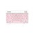 Teclado FTX FTXB09 Bluetooth/ USB-C Português - Rosa - Imagem 1
