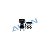 Suporte Do Rotor Principal Em Metal TR500PRO H50147T - Imagem 1