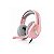 Headset Gamer Marvo Tactic 40 H8618-PK RGB USB - Rosa - Imagem 1