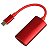 Cabo Adaptador USB-C para HDMI 4K A41-00161-A56-11 - Vermelho - Imagem 1