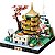 Blocos de Construção Wange City Microcosm Hu Bei - 3100 (338 peças) - Imagem 1