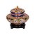 Centro de Mesa Estilo Oriental Dourado com Tampa - Imagem 1