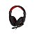 Fone P2 Redragon H120 RGB Ares Preto/Vermelho - Imagem 1