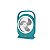 Ventilador de Mesa Winningstar ST-4064 20 cm 6W/Recarregável/USB-C/5 Velocidades - Turquesa - Imagem 1