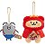 Porta-chaves de pelúcia BearisBug Towant - Q413 (2 unidades) - Imagem 1