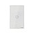Interruptor de Parede Inteligente por Toque Sonoff T2US1C-TX 1 Botão Wifi Branco - Imagem 1