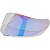 Viseira para Capacete P7 Revo Shiny LV Cool - Vermelho - Imagem 1